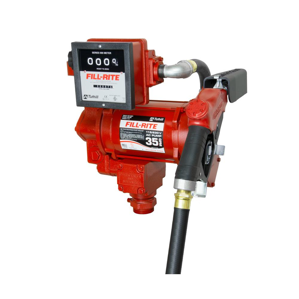 fill rite pump not working