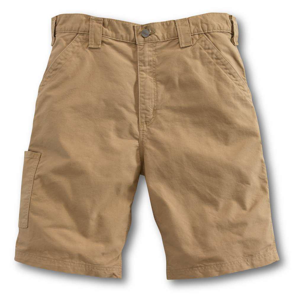 Carhartt Men's Regular 50 Dark Khaki Cotton Shorts-B147-DKH - The Home ...
