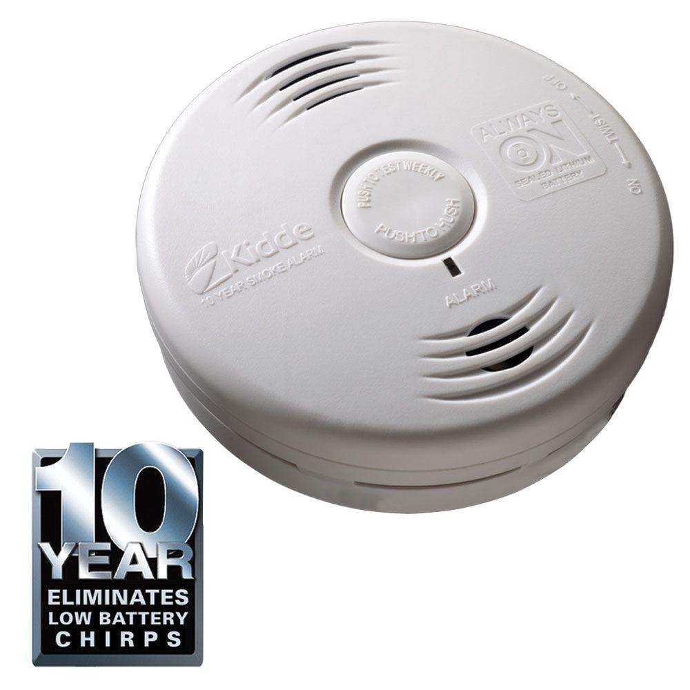 Kidde 10Year Worry Free Sealed Battery Smoke Detector with Voice Alarm21027431 The Home Depot