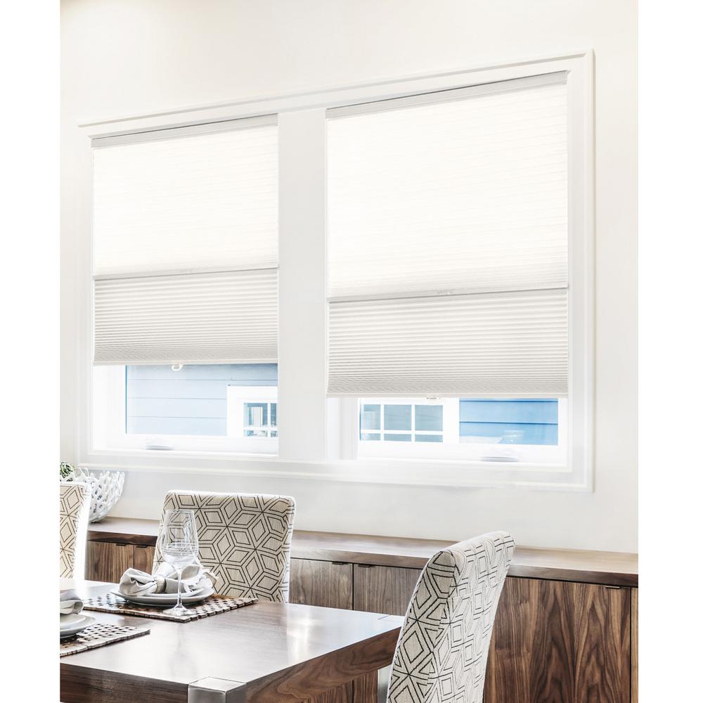 Bali CuttoSize White Dove 9/16 in. Cordless Blackout Cellular Shade 50 in. W x 72 in. L