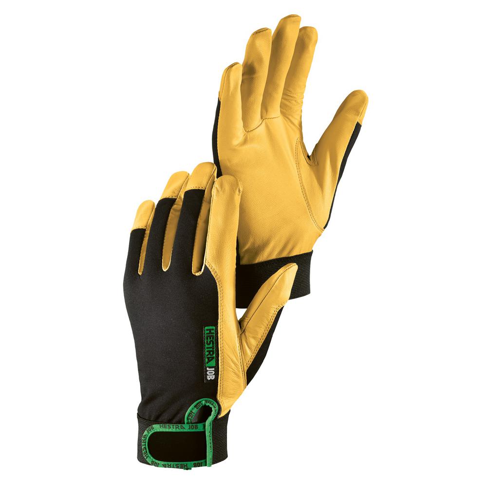 fitted leather gloves