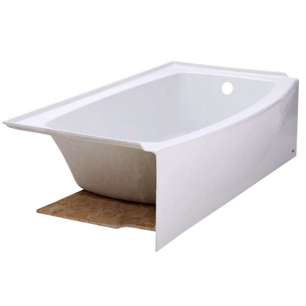 American Standard Ovation 5 ft. Right Drain Bathtub in Arctic White