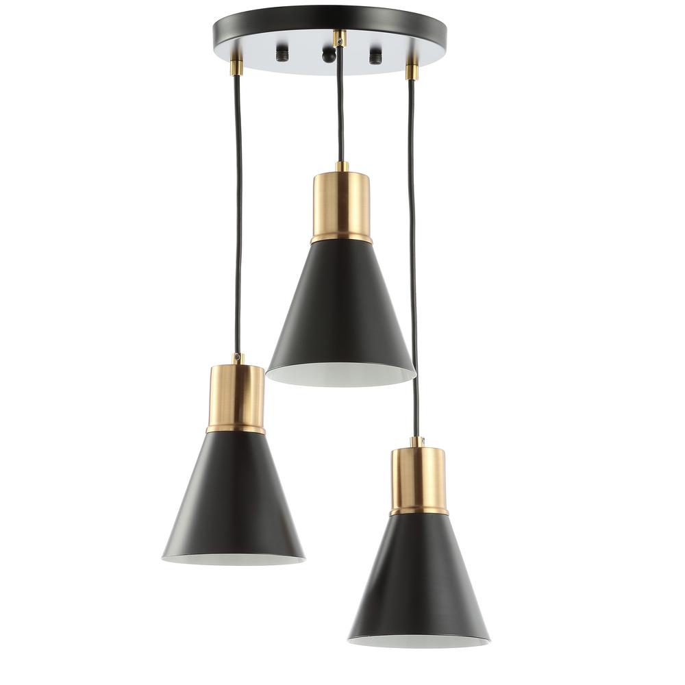 Jonathan Y Apollo 3-Light Metal Led Pendant