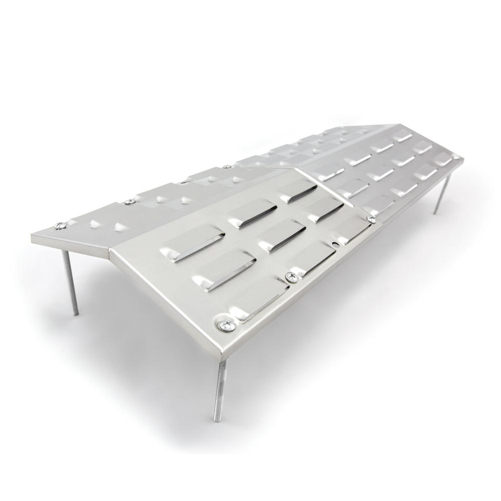 GrillPro Universal Adjustable Stainless Steel Heat Plate92375 The