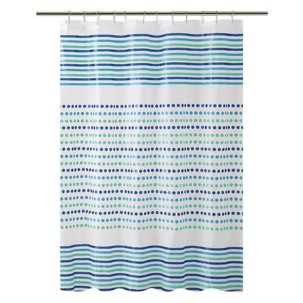 Peva Shower Curtains Shower Accessories The Home Depot