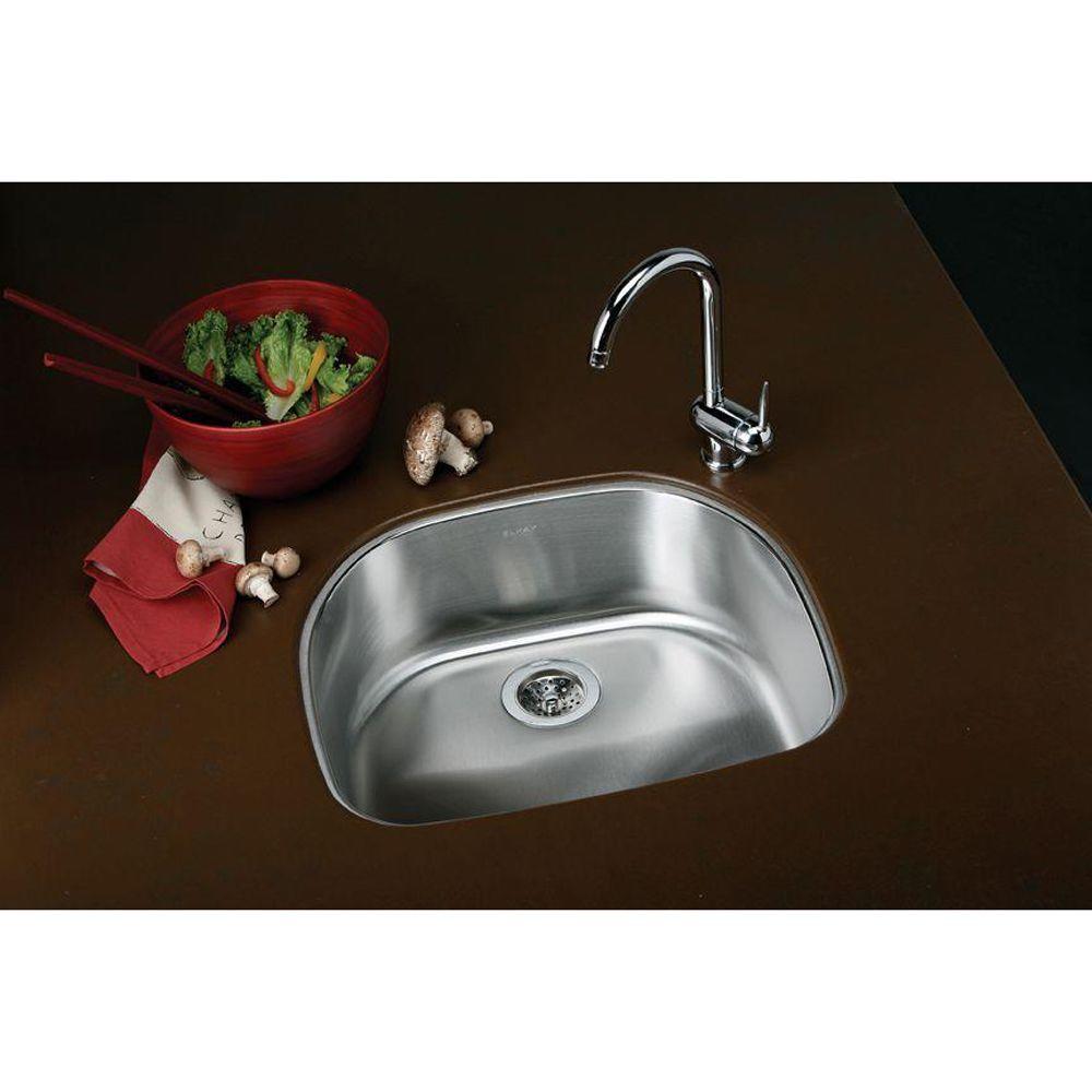 Elkay Signature Plus Undermount Stainless Steel 24 In Rounded Single Bowl Kitchen Sink Spuh2118 The Home Depot - 24 Inch Kitchen Sink Home Depot Elkay Signature Plus Undermount Stainless Steel 24 In Rounded Single Bowl Kitchen Sink Spuh2118 The Home Depot - 24 Inch Kitchen Sink Home Depot