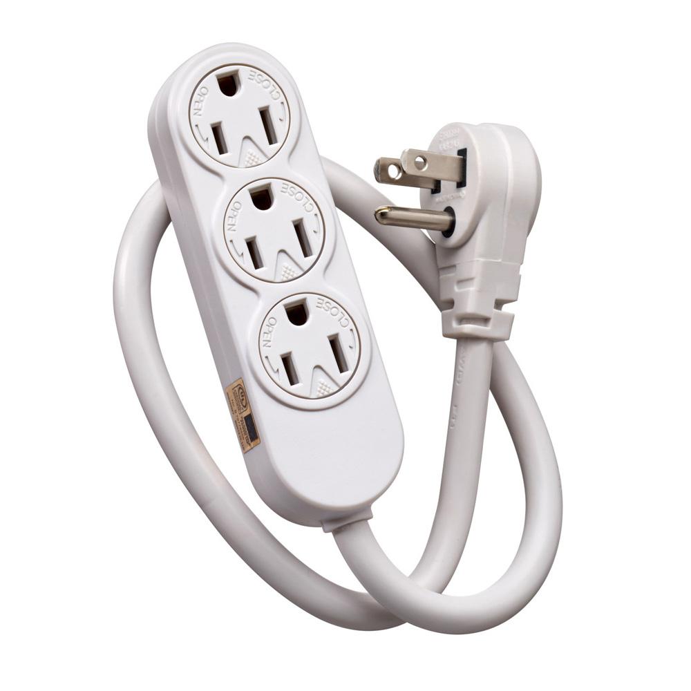 Leviton 3Outlet Power Strip For Use Inside Structured Media Center