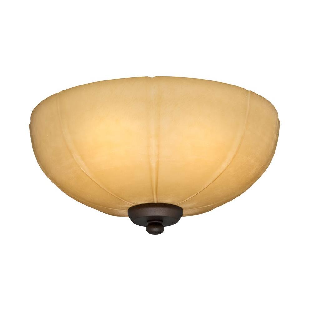 Casablanca 2.25 in. Aged Bronze CFL Ceiling Fan Bowl Fitter99023 The