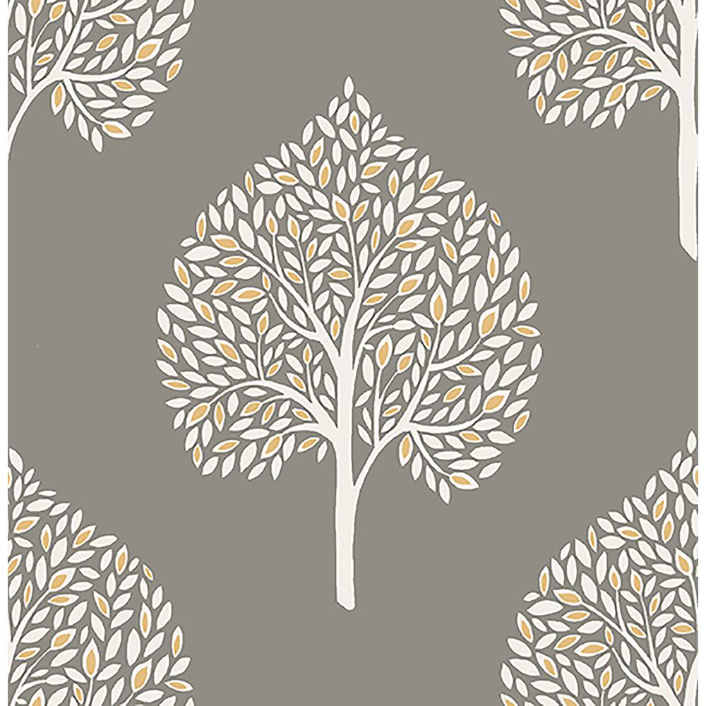 AStreet Grove Grey Tree Wallpaper270222706 The Home Depot
