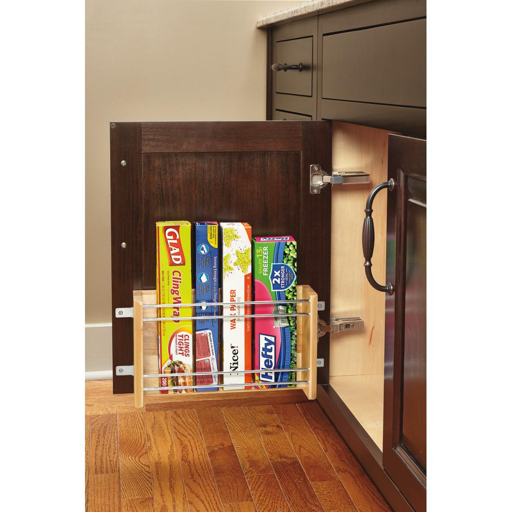 Rev A Shelf 8 In H X 13 13 In W X 4 In D Medium Wood Door Mount