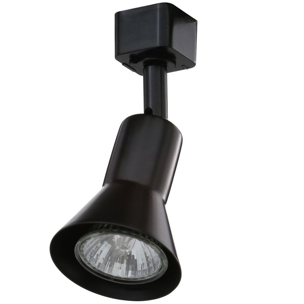 Juno Flare GU10 Black Track Lighting HeadR715 BL The Home Depot