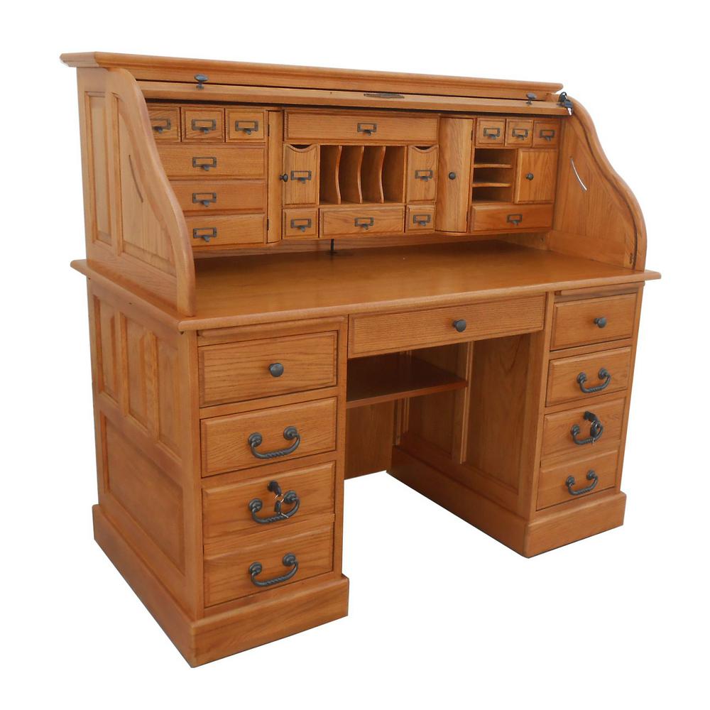 Chelsea Home Furniture Marlin 54 Deluxe Roll Top Desk Top 828954