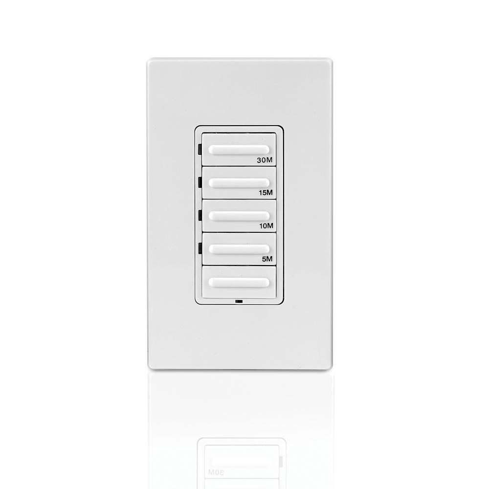 Timers Wiring Devices Light Controls The Home Depot 1800 Watt 30 Minute Decora Preset Single Pole 3 Way Countdown