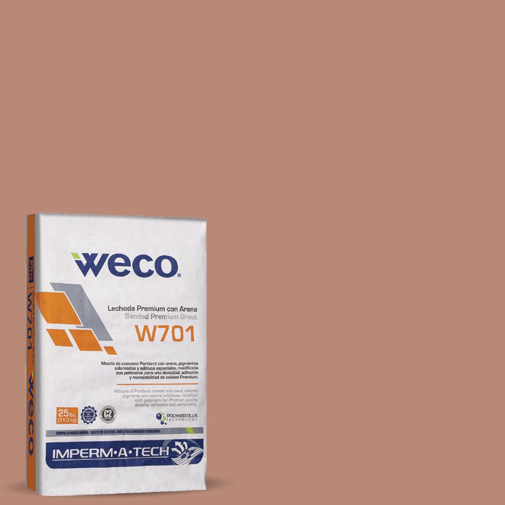 WECO W701 Sanded Grout Saltillo 25 lbs.WE0960289 The Home Depot