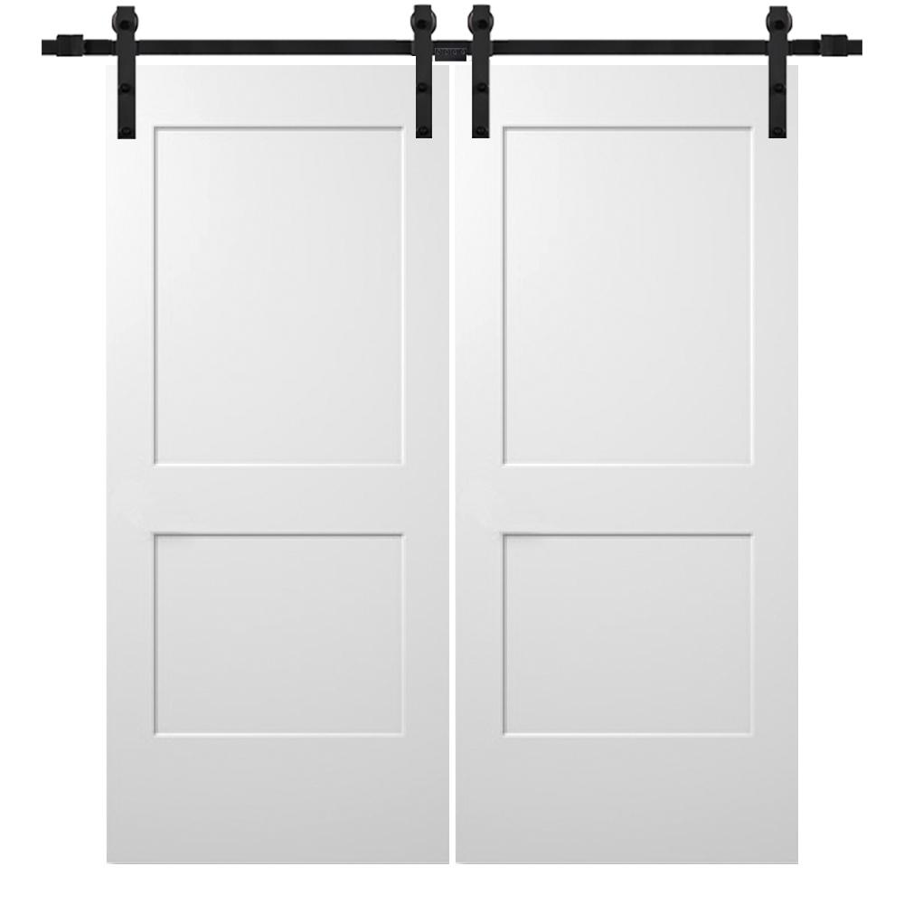 Mmi Door 60 In X 80 In Smooth Monroe Primed Composite Double