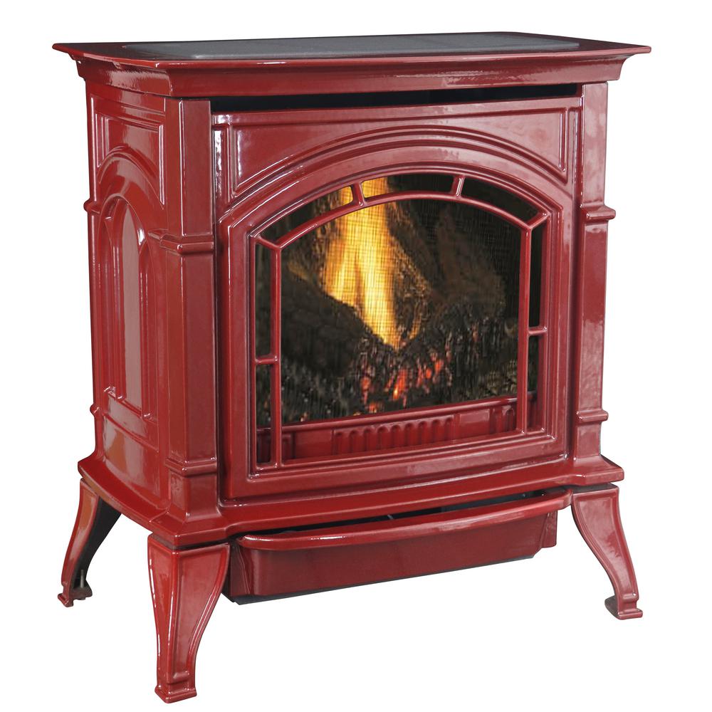 Ashley Hearth Products 31,000 BTU Vent Free Natural Gas Stove Red Enameled... by Ashley Hearth Products