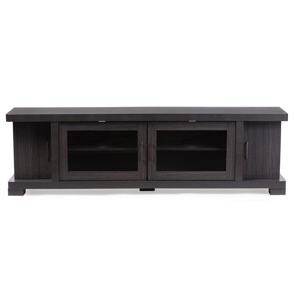 Baxton Studio Viveka Dark Brown Wood Entertainment Center 28862 6509 Baxton Studio Viveka Dark Brown Wood Entertainment Center