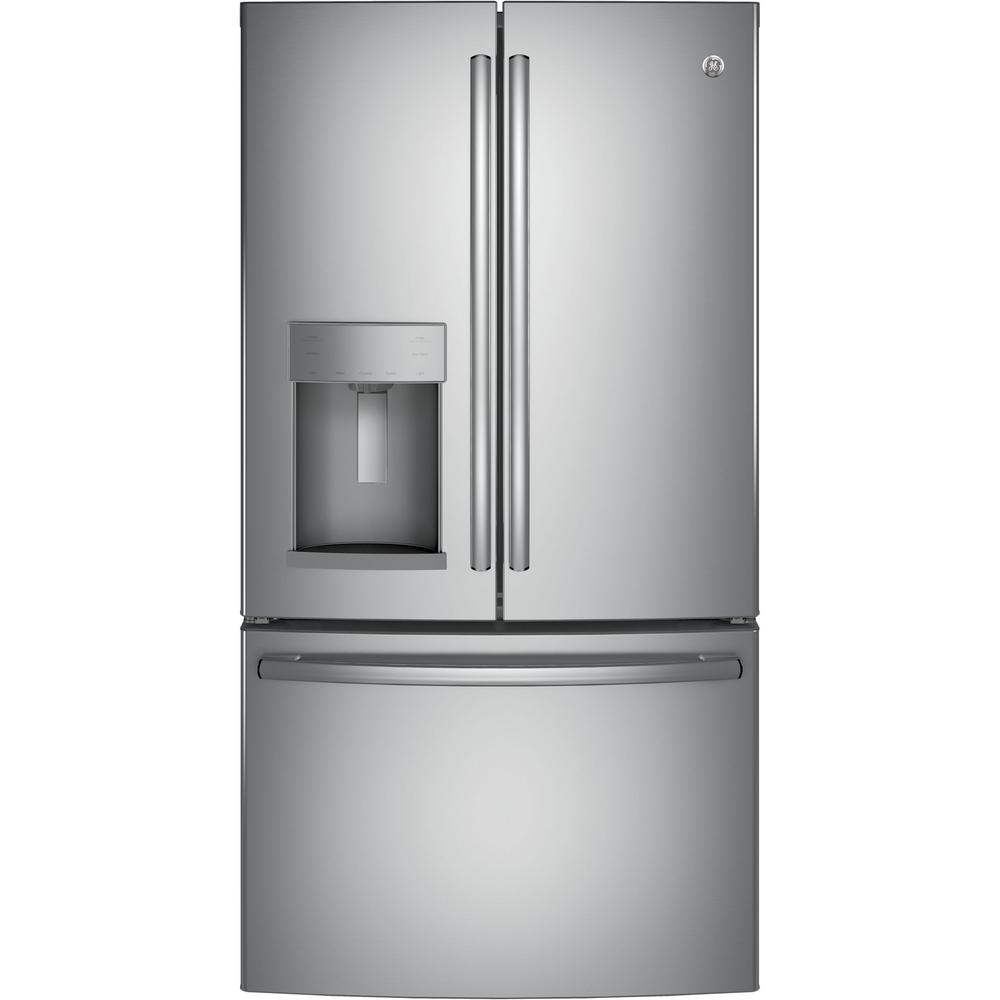 GE 27.8 cu. ft. French Door Refrigerator in Stainless Steel, ENERGY