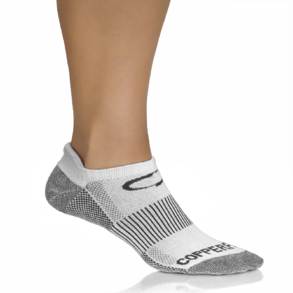 COPPER FIT Large/X-Large White Copper Infused Support Socks (3-Pack