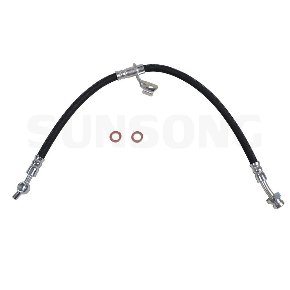 Sunsong Brake Hydraulic Hose Front Left fits 20142016 Kia Soul