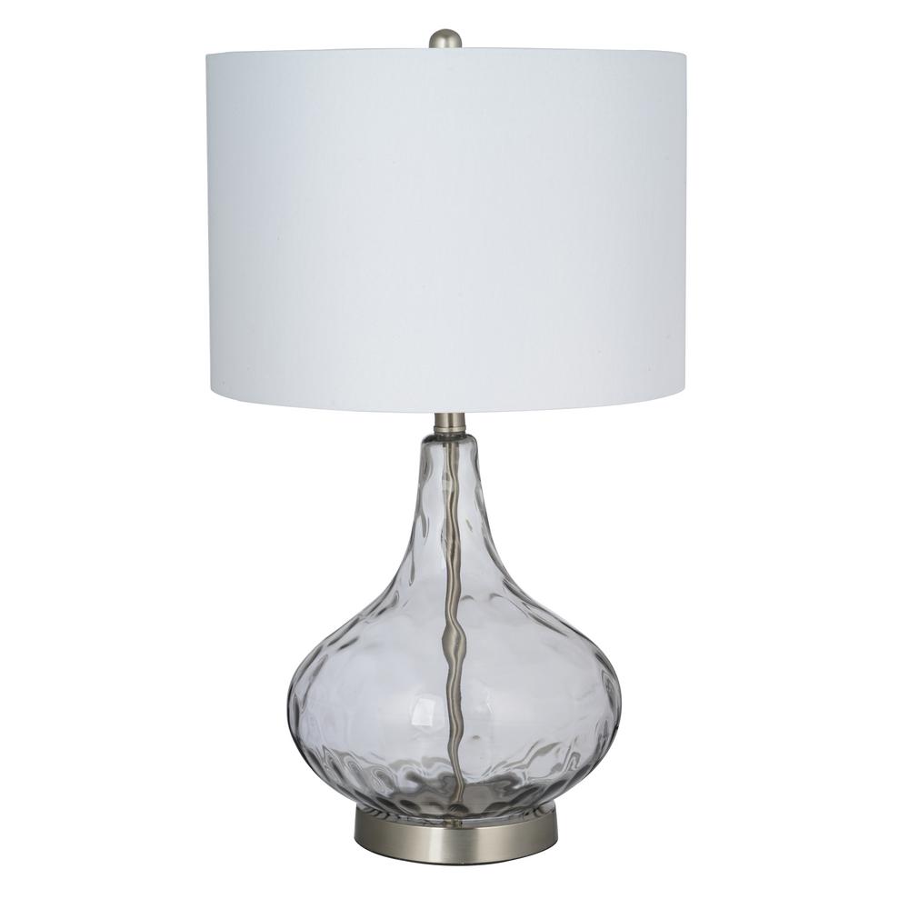 Desk Lamp R7 Brushed Nickel Led Table Lamp Hampton Bay 18 In Lamp