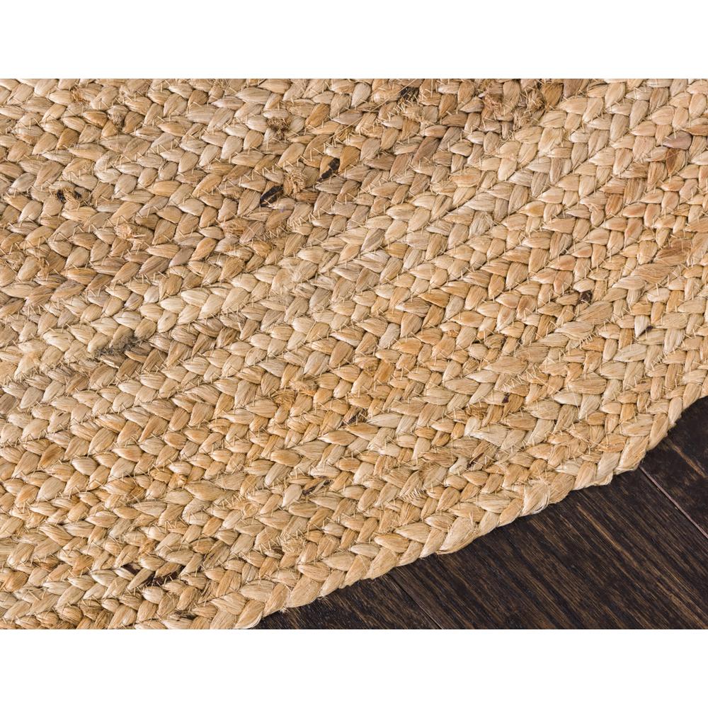 Unique Loom Braided Jute Dhaka Natural 8 0 X Round Rug Unique Loom Braided Jute Dhaka Natural
