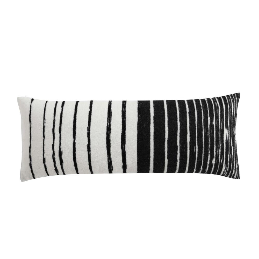 black and ivory pillows