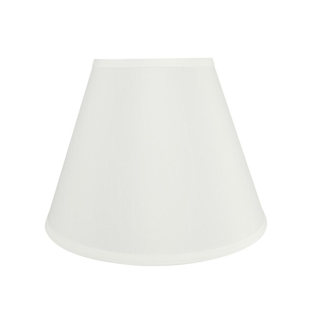 Aspen Creative Corporation 12 in. x 9 in. White Hardback Empire Lamp ...