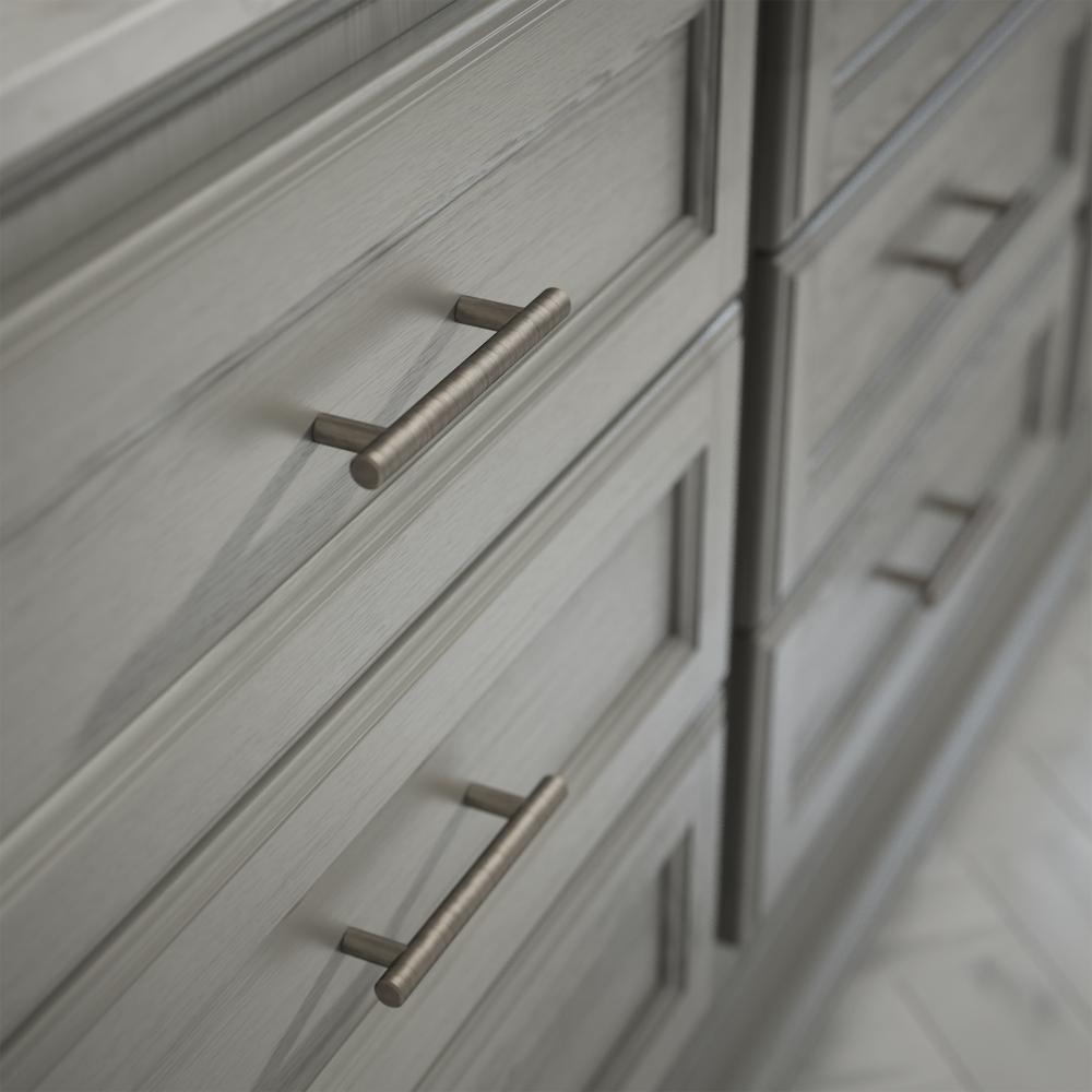17 Shaker Brushed Nickel Kitchen Cabinet Hardware recommend