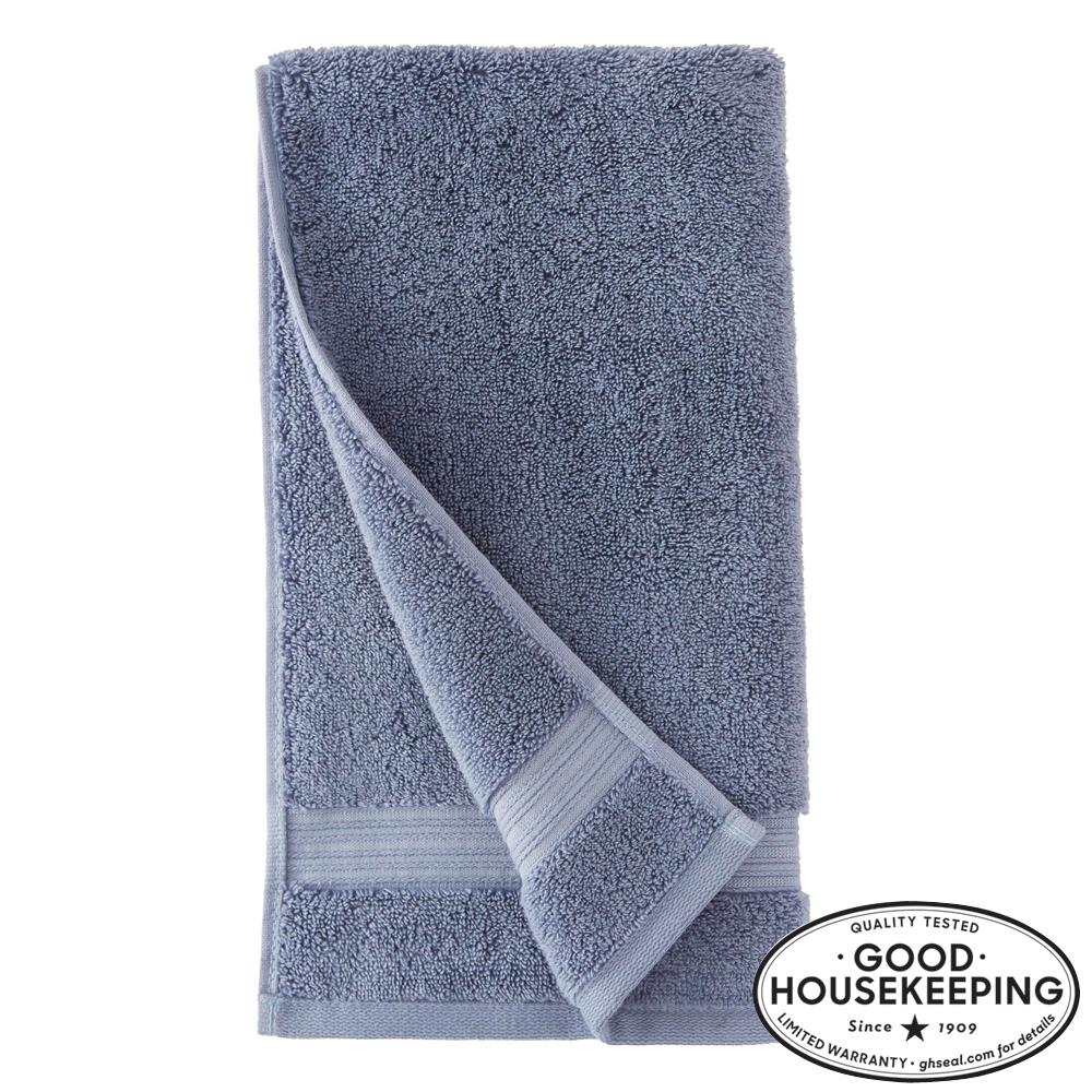 Home Decorators Collection Egyptian Cotton Hand Towel in Steel Blue