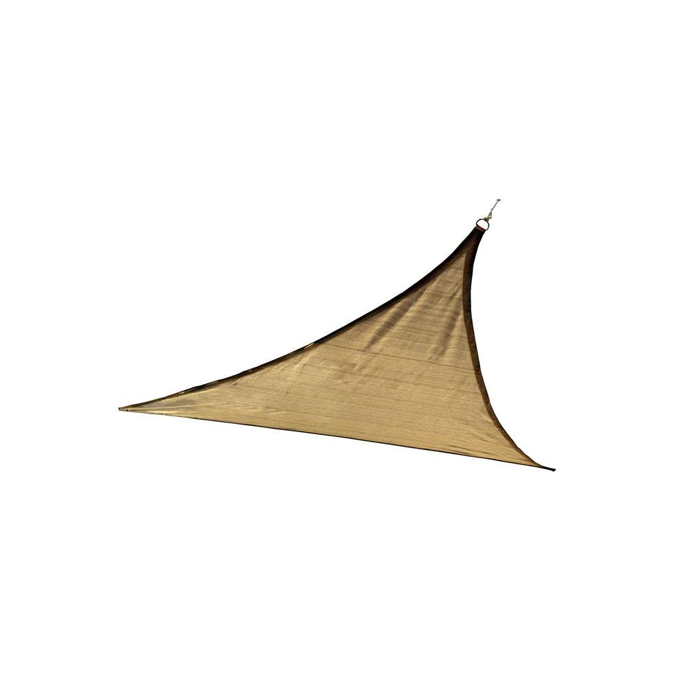ShelterLogic 16 ft. x 16 ft. Sand Triangle Sun Shade Sail ...
