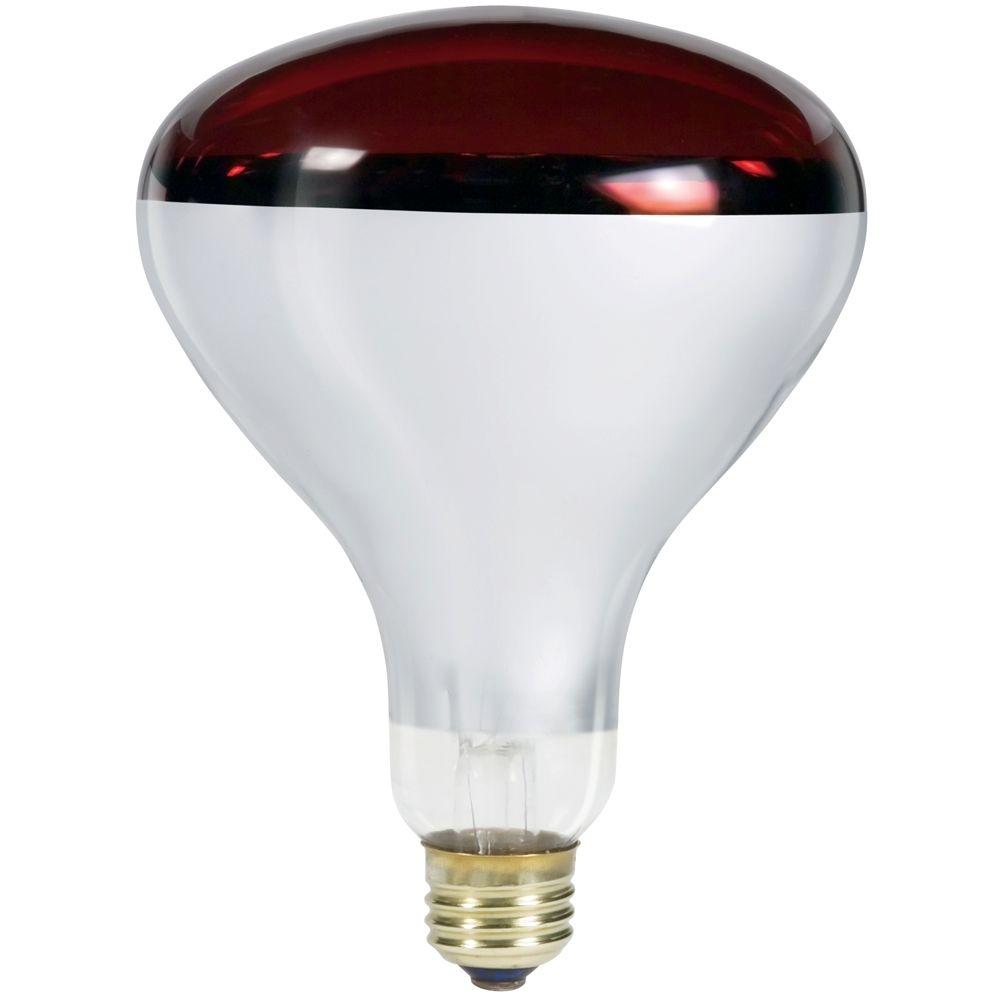 Red Heat Lamp Light Bulb, Bathroom Heat Lamp Bulb Home Depot