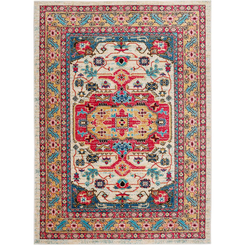 Home Dynamix Serena Williams Ivory Multi 3 Ft 6 In X 5 Indoor Area Rug