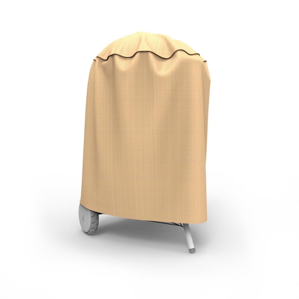 Budge RustOleum NeverWet Tan Outdoor Waterproof Round Smoker Grill