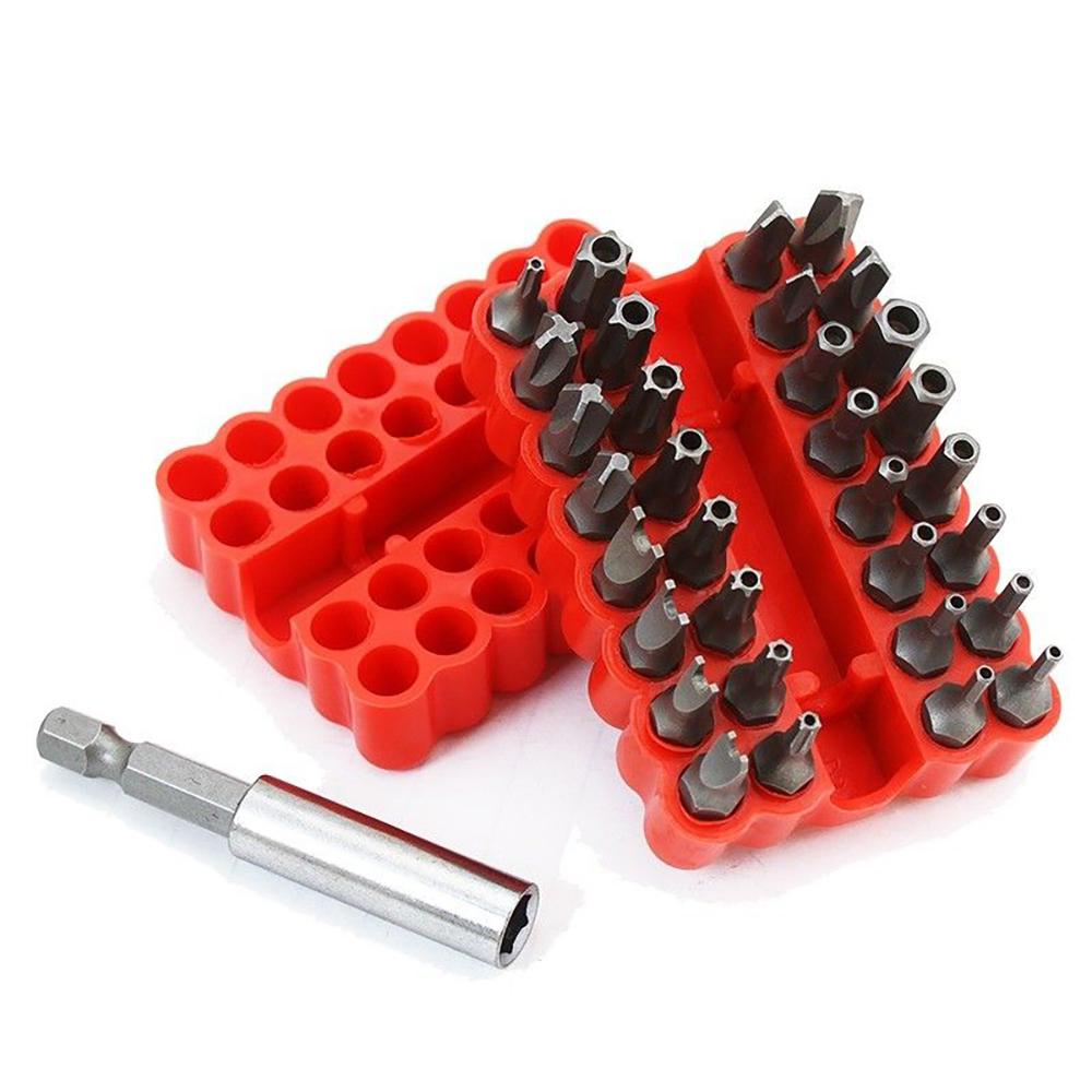 Stark 33Piece Security Tamper Proof Torq Torx Hex Bit Set Includes 21