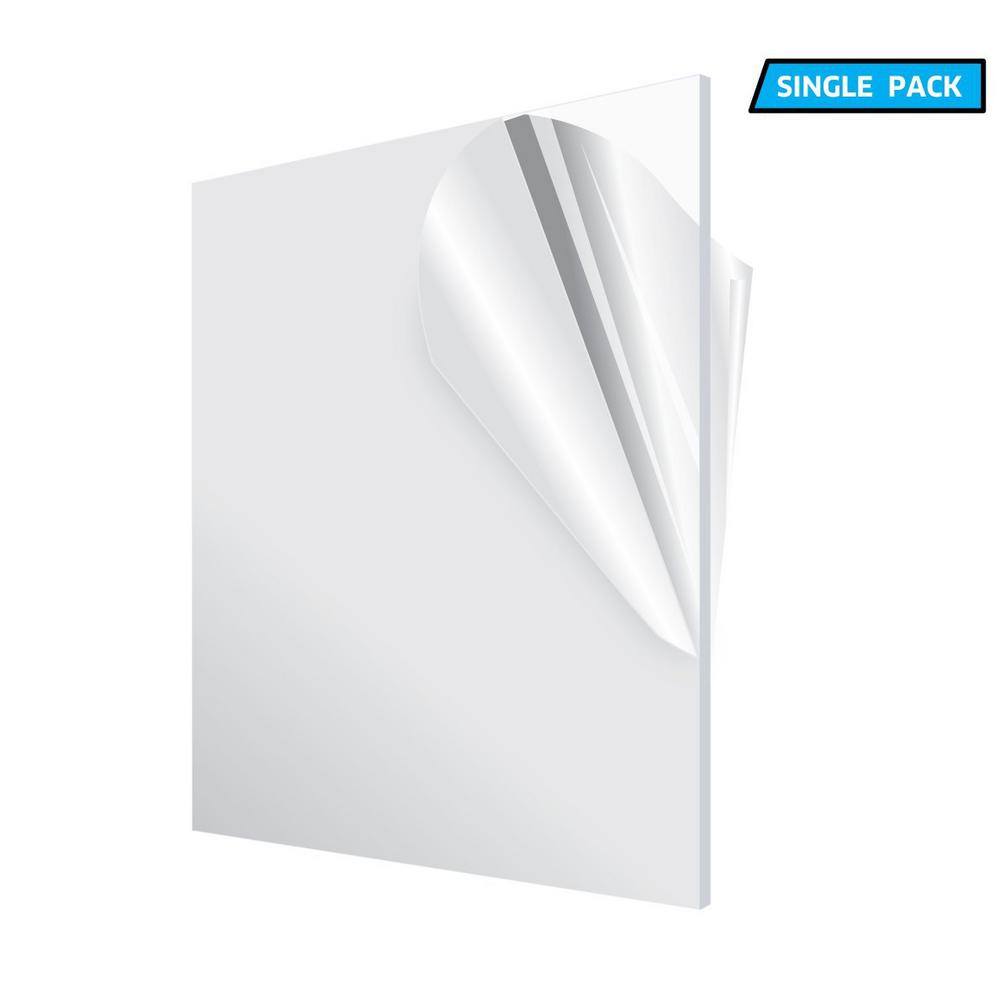 Adiroffice 12 In X 0 15 Clear Acrylic Plexiglass Sheet 1212 1 C The Home Depot - Frosted Plexiglass Sheets Home Depot Adiroffice 12 In X 0 15 Clear Acrylic Plexiglass Sheet 1212 1 C The Home Depot - Frosted Plexiglass Sheets Home Depot