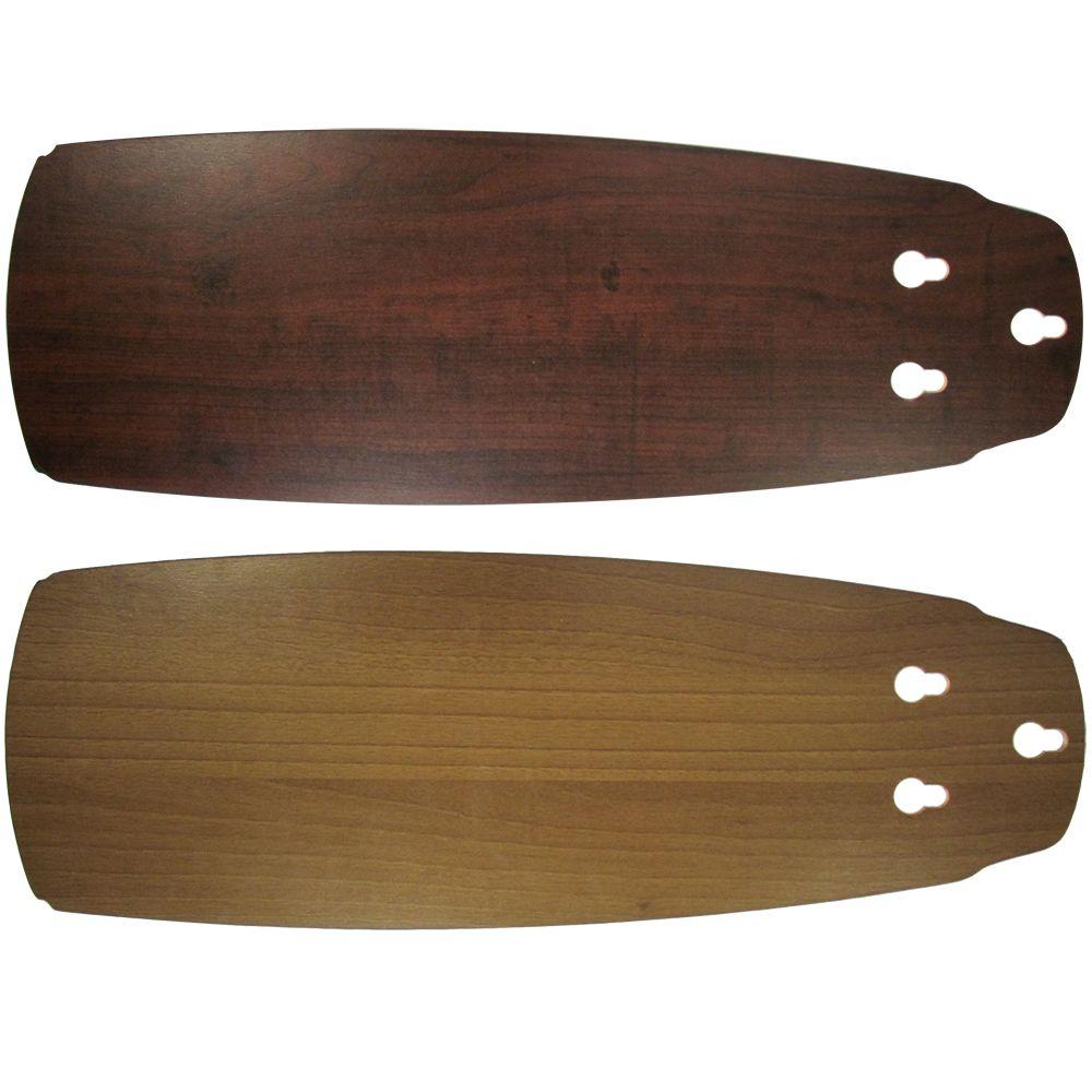 Replacement Medium Walnut Dark Cherry Blades For 52 In Heirloom Fan   Bronze Ceiling Fan Blades 082392052980 64 1000 