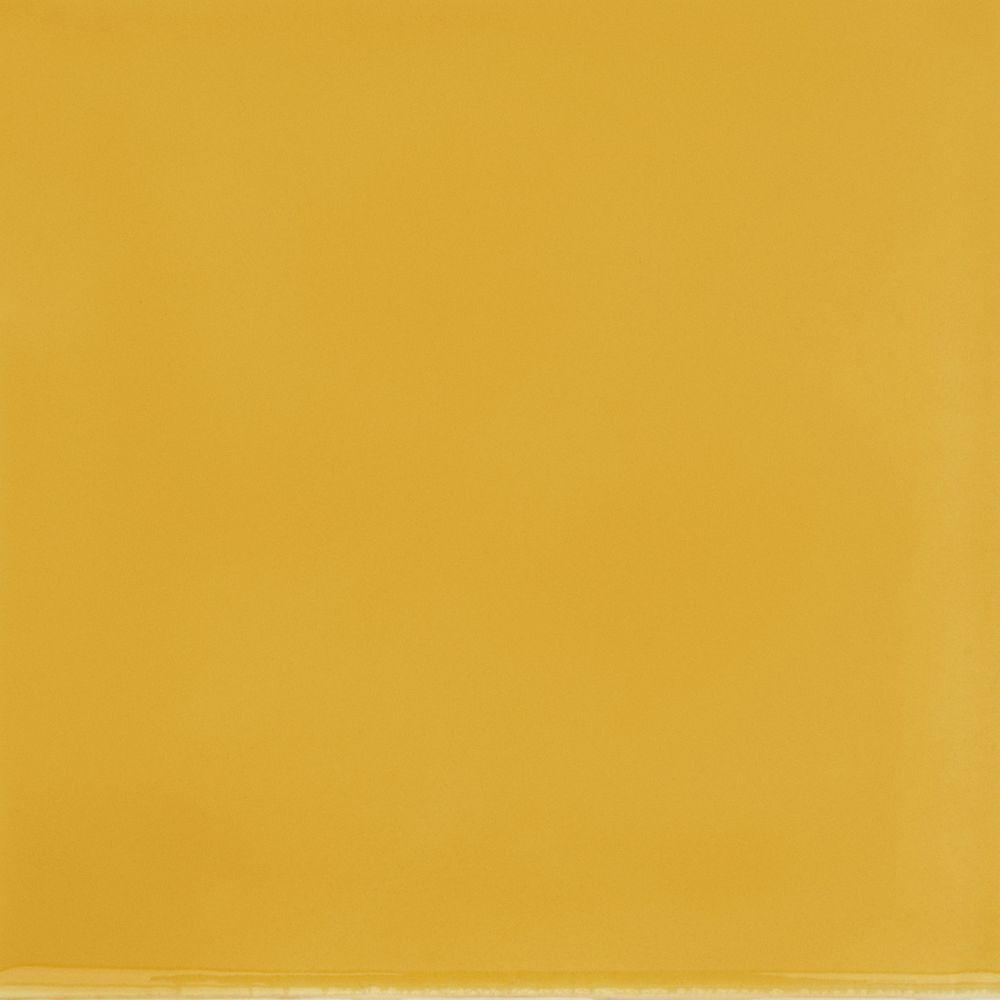 Solistone HandPainted Yellow Sol 6 in. x 6 in. x 6.35 mm Ceramic Wall