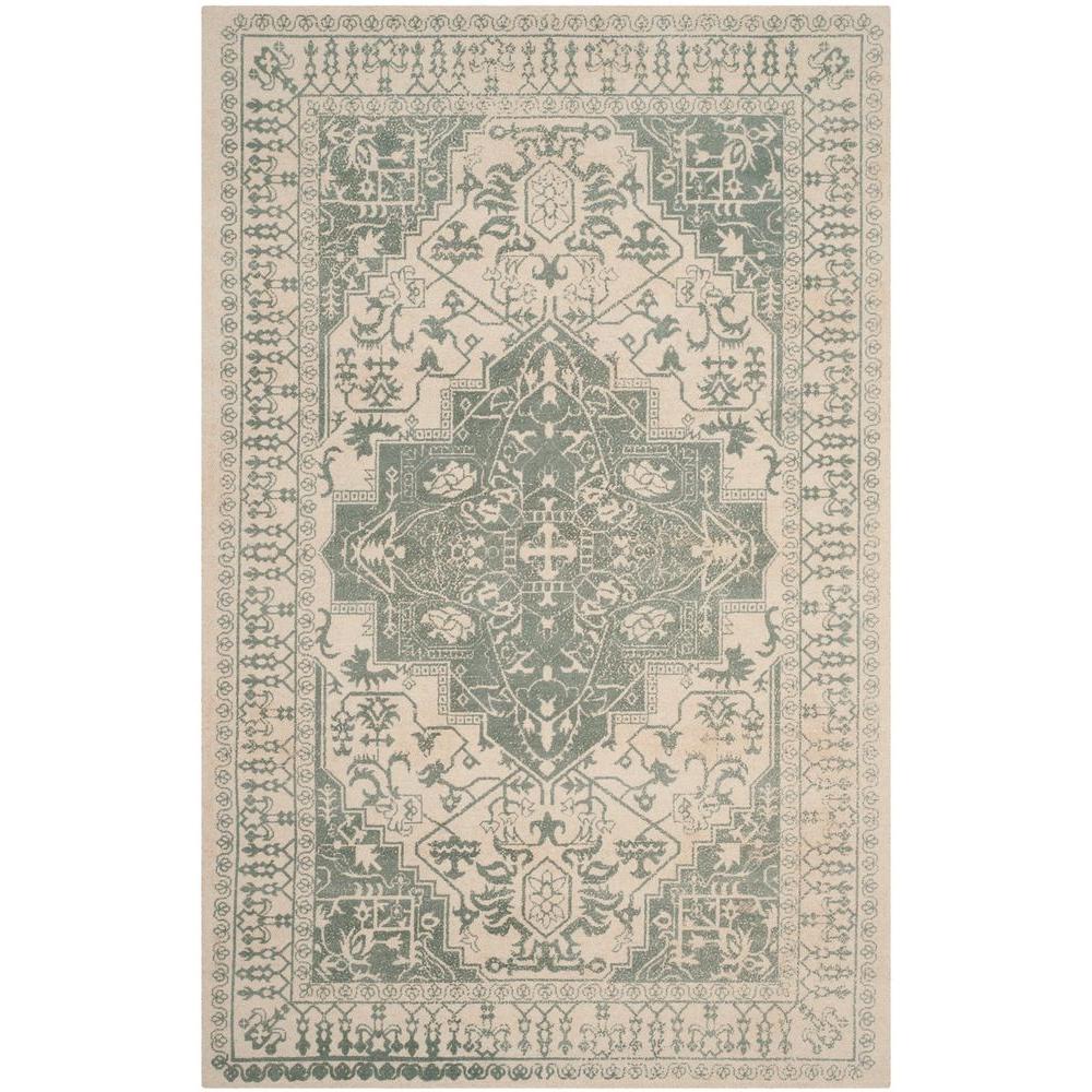 Safavieh Restoration Vintage Grey Ivory 8 Ft X 10 Area Rug
