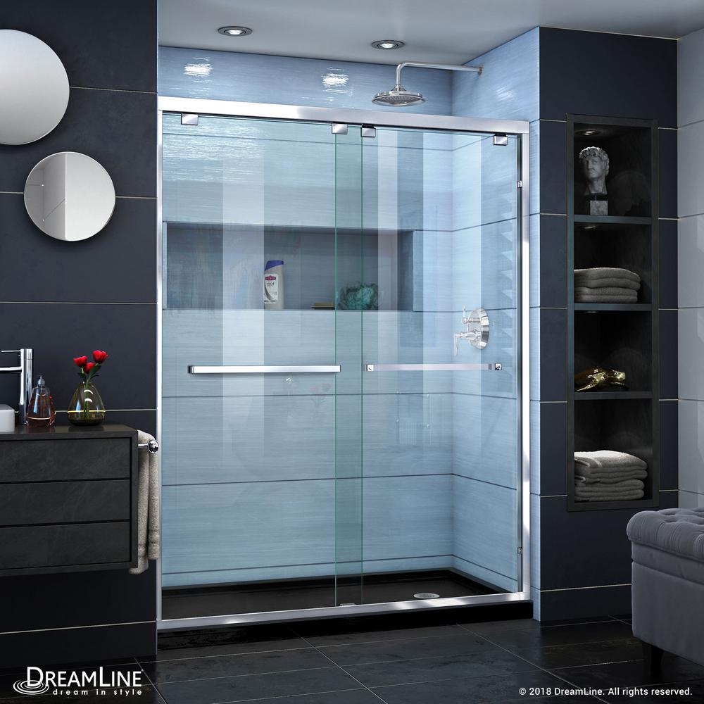 DreamLine Encore 30 in. D x 60 in. W x 78.75 in. H SemiFrameless