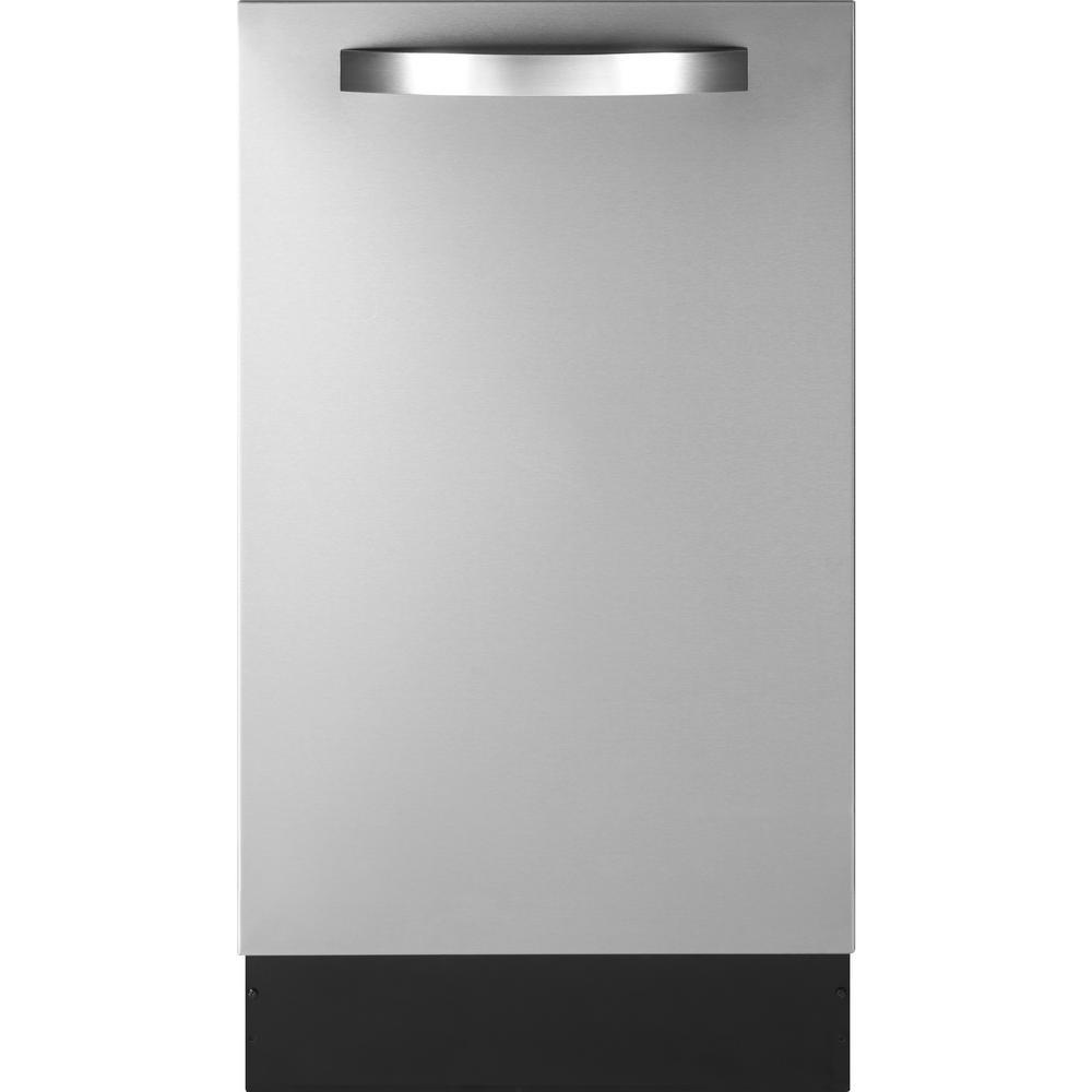 Haier 18 inch Top Control Dishwasher in Stainless Steel with Stainless Steel Tub by Haier