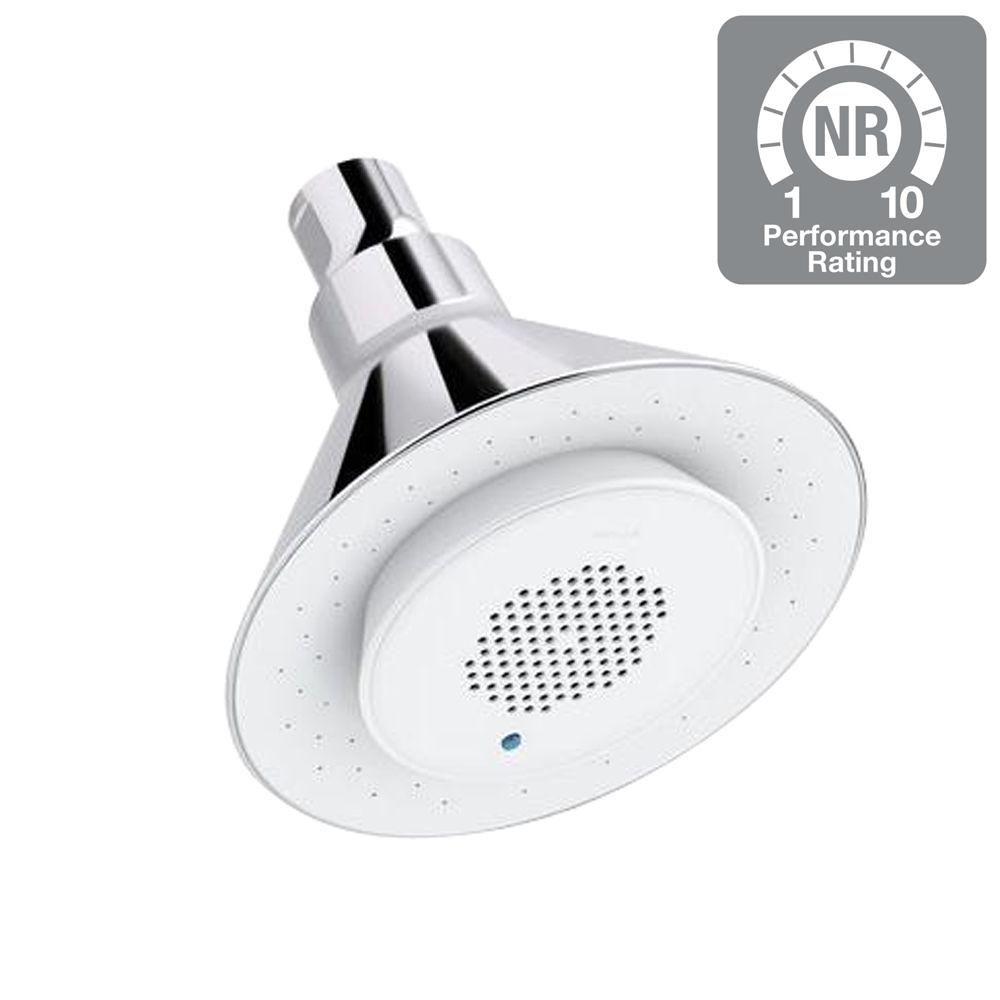 Kohler Moxie 1 Spray Single Function 2 5 Gpm Showerhead In Polished Kohler Moxie 1 Spray Single Function 2 5 Gpm Showerhead In Polished Chrome
