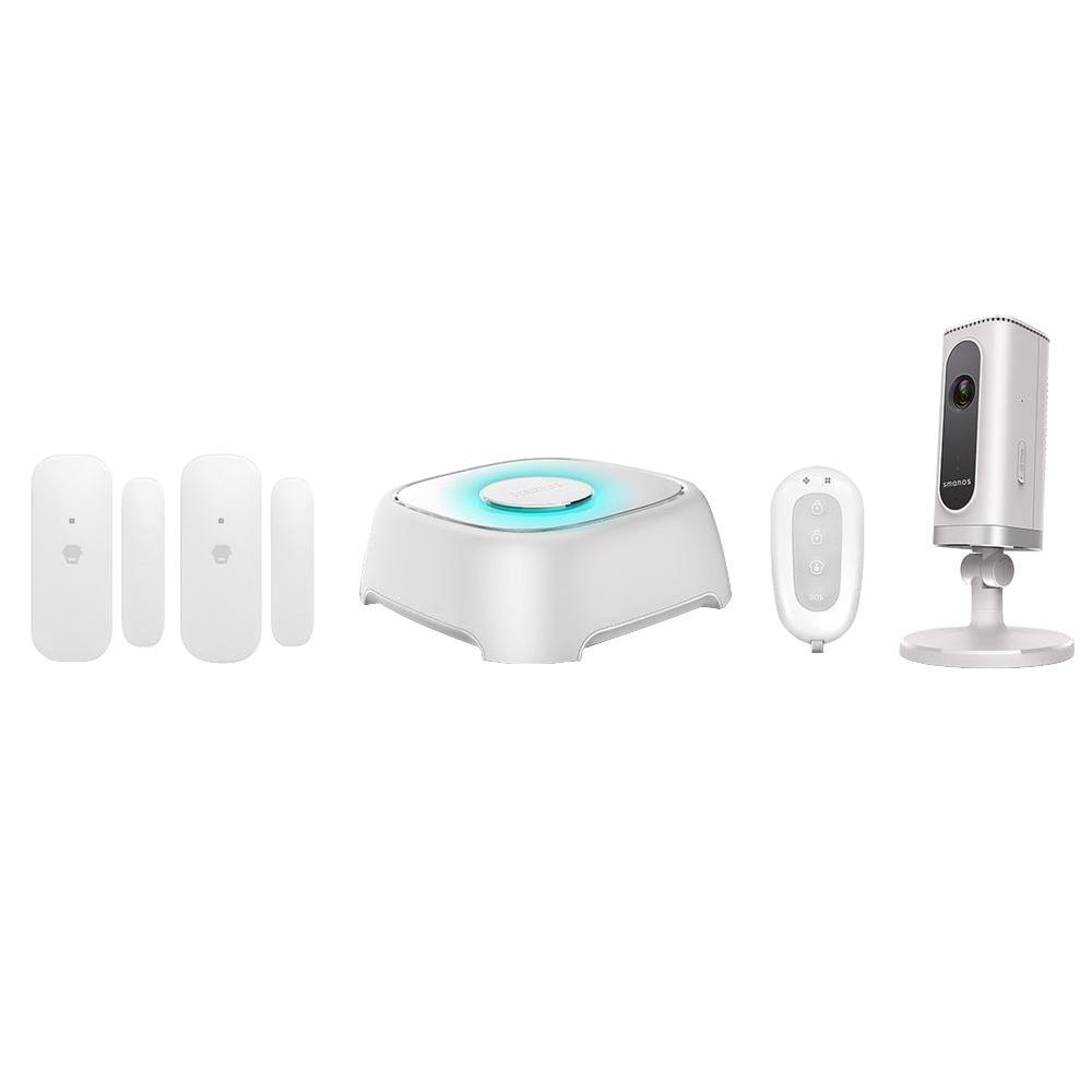 Smanos WiFi Alarm System with WiFi Camera, Door and Window Sensors