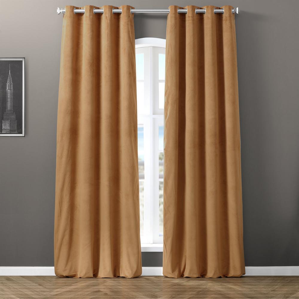 Exclusive Fabrics & Furnishings Blackout Signature Warm Black Grommet