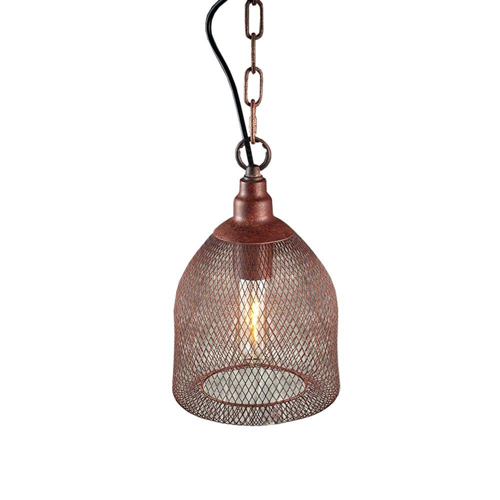 Edison Hazel Collection 1 Light Rusty Steel Indoor Pendant Ld4003 Edison Hazel Collection 1 Light Rusty Steel Indoor Pendant