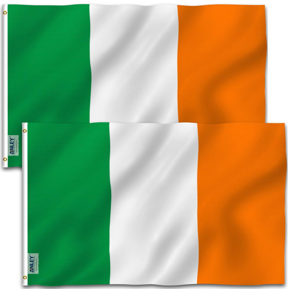 Anley Fly Breeze 3 Ft X 5 Ft Polyester Ireland 2 Sided Banner