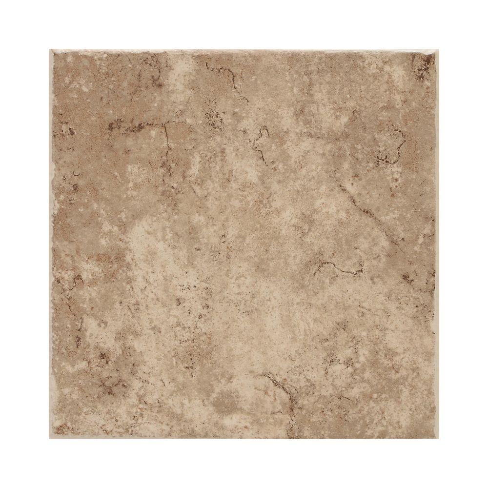 Daltile Fidenza 18 in. x 18 in. Cafe Porcelain Floor and Wall Tile (18