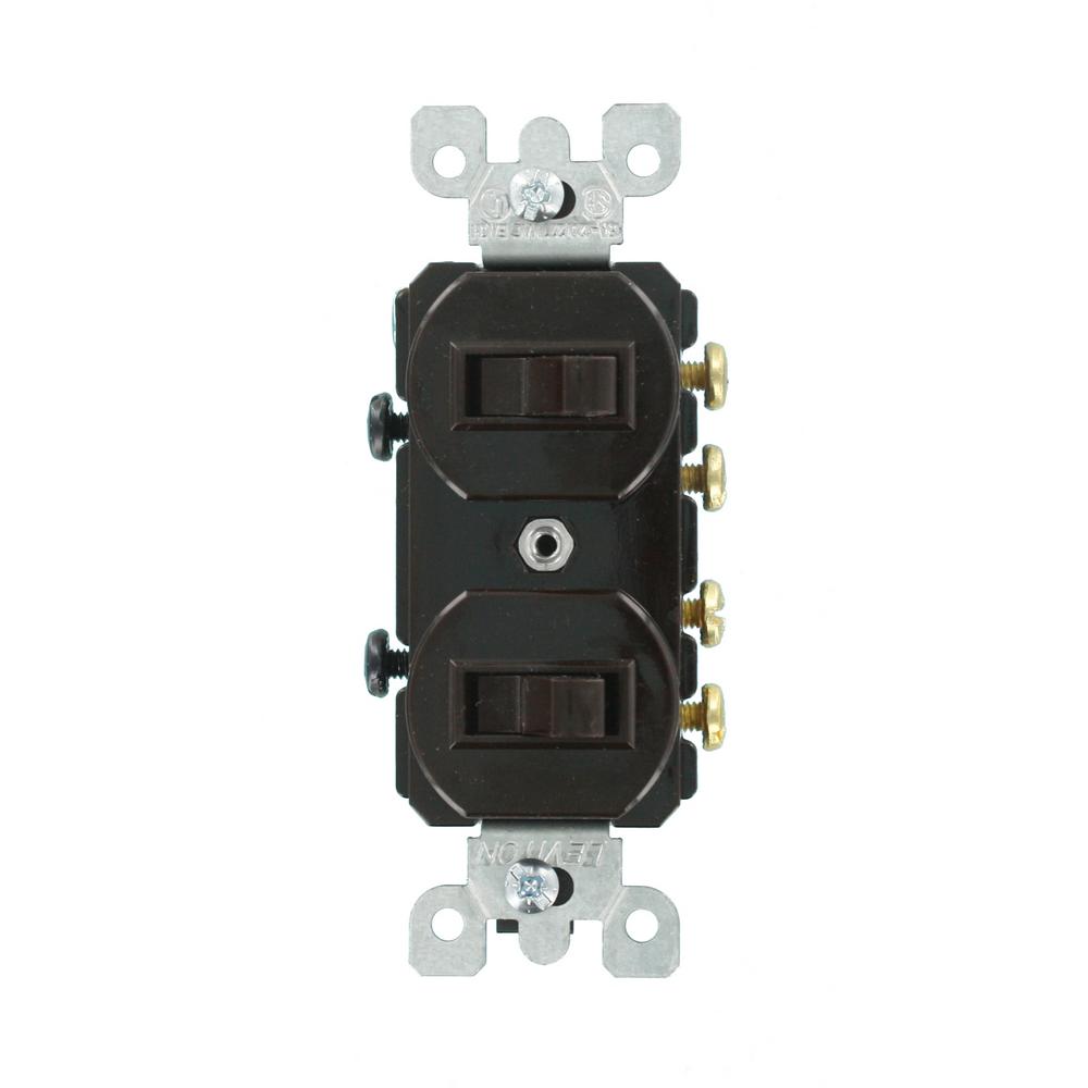 Leviton 4 Way Switch Brown
