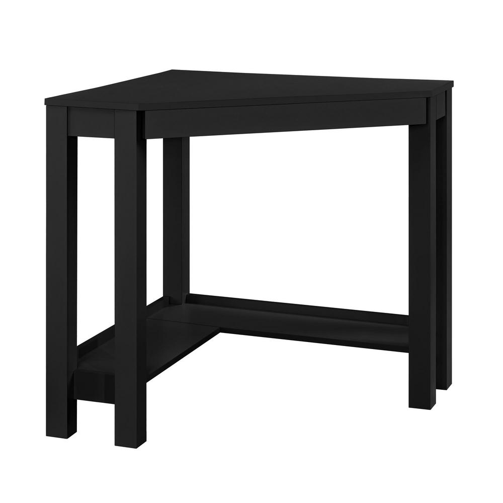 Ameriwood Nelson Black Corner Desk Hd29549 The Home Depot