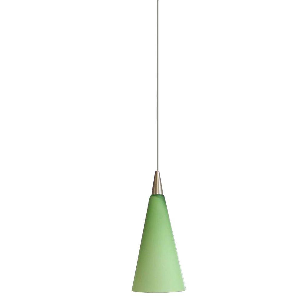 Hampton Bay 1 Light Brushed Steel Hanging Mini Pendant Es352bag 1 Light Brushed Steel Hanging Mini Pendant
